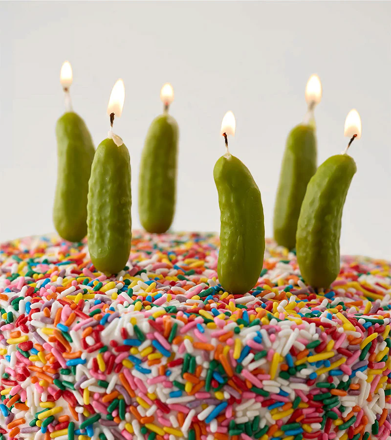 Bougies d'anniversaire cornichons - Image 2