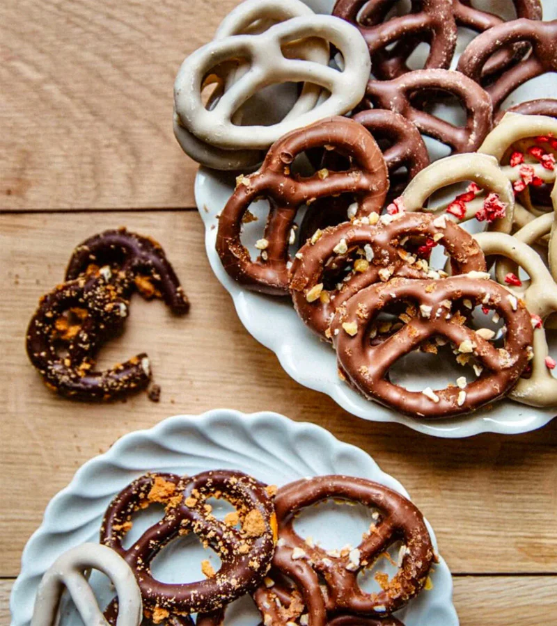 Bretzels enrobés de chocolat - Image 2