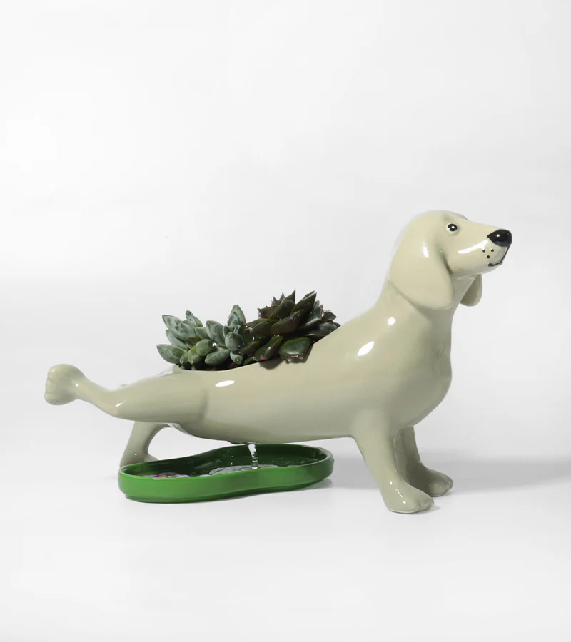 Cache-pot chien qui fait pipi - Image 2