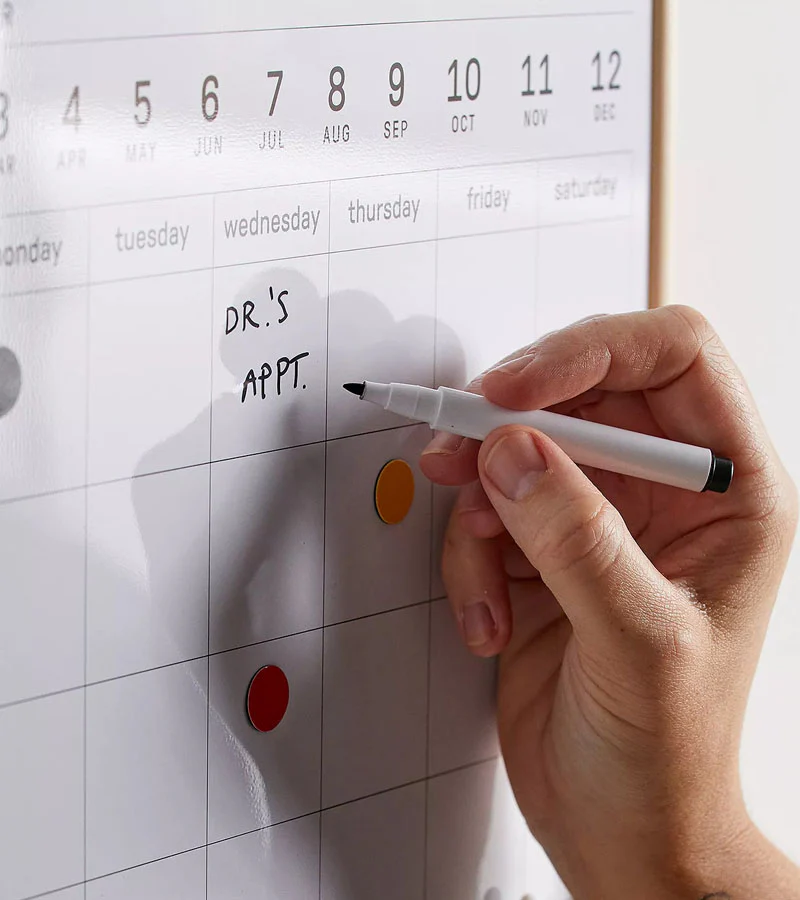 Calendrier effaçable magnétique - Image 2
