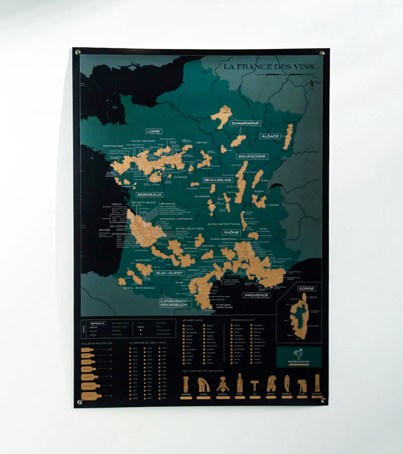 Carte à gratter : la France des vins - Image 6