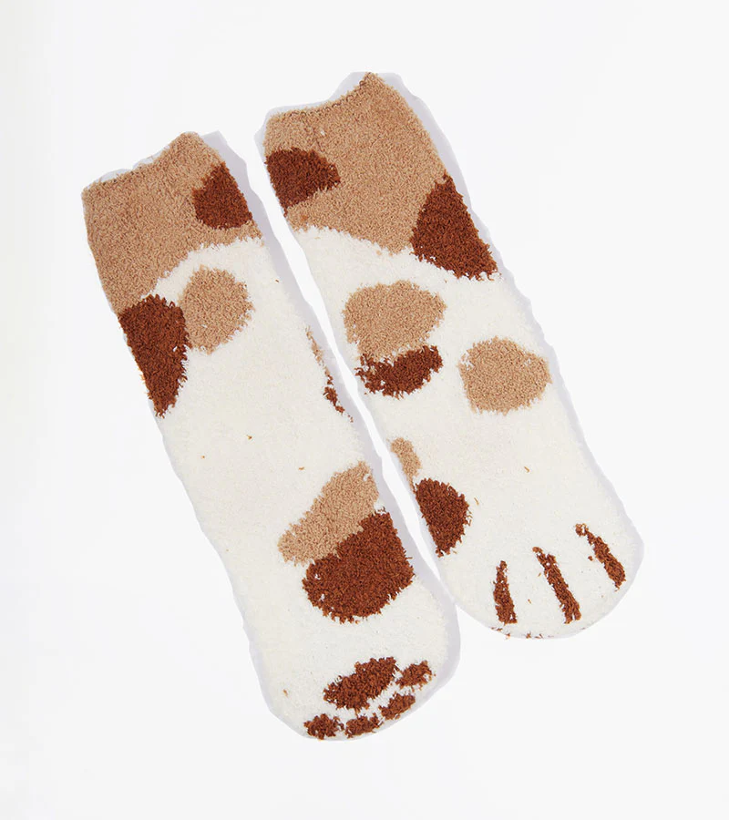 Chaussettes chat en moumoute - Image 3