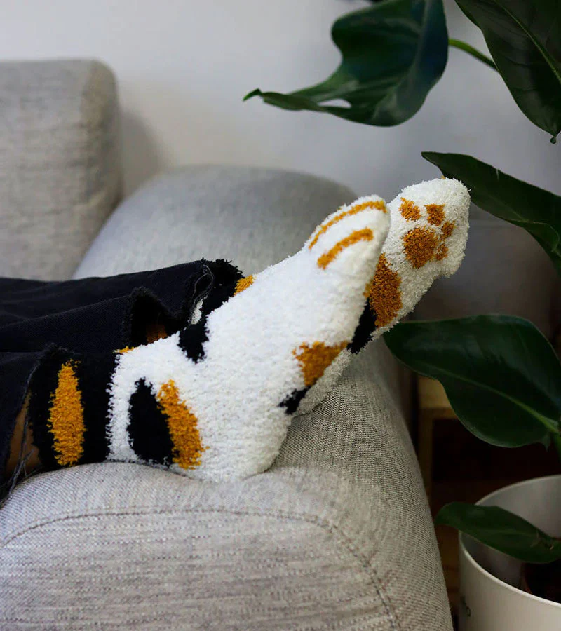 Chaussettes chat en moumoute - Image 9
