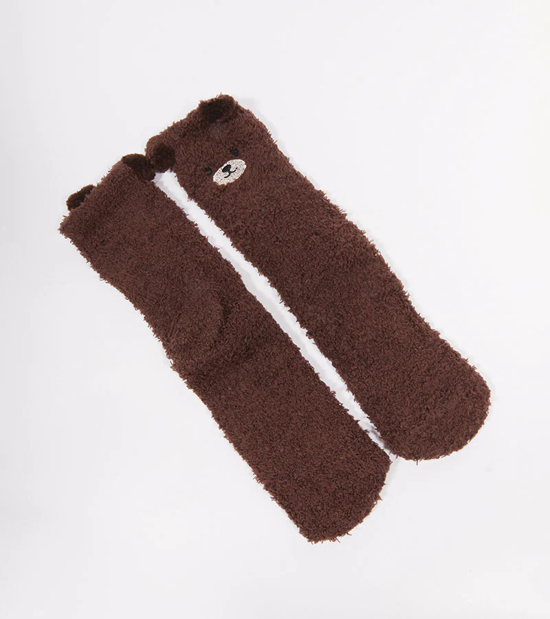 Chaussettes ourson en moumoute - Image 11