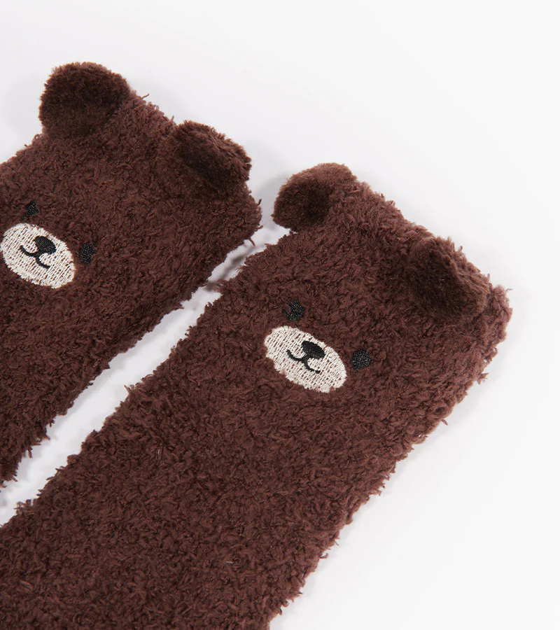 Chaussettes ourson en moumoute - Image 12