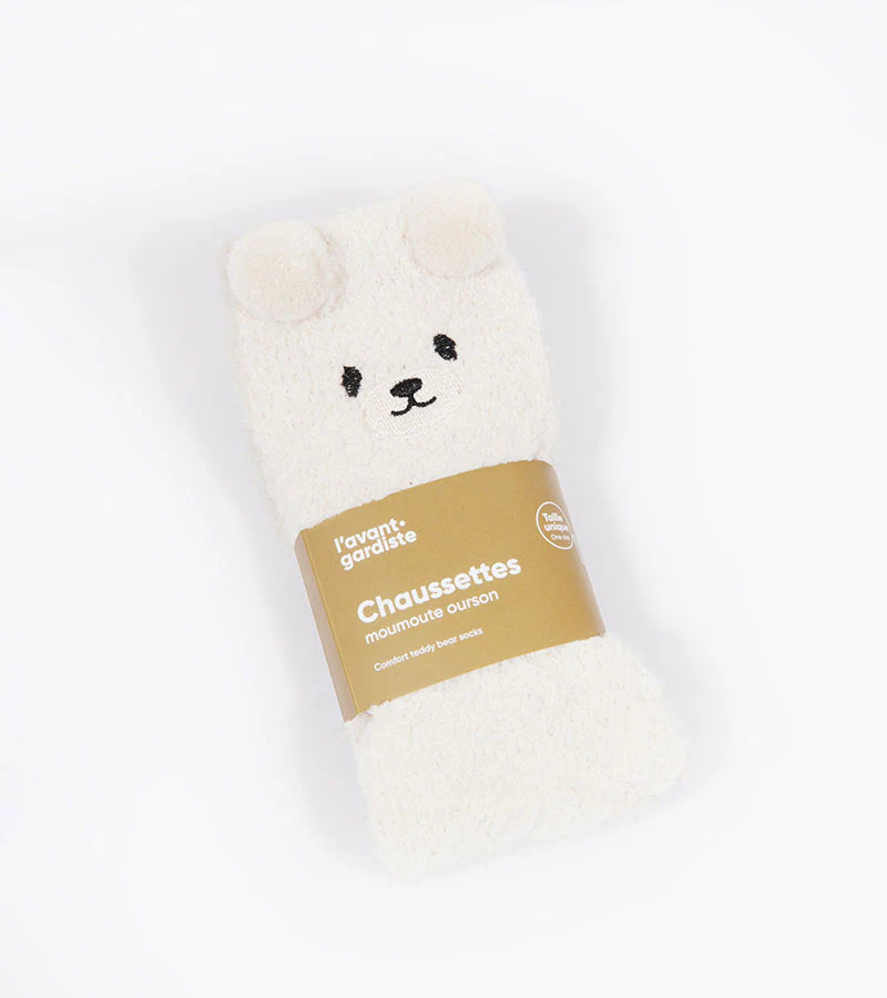 Chaussettes ourson en moumoute - Image 7