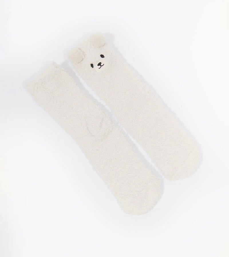 Chaussettes ourson en moumoute - Image 8