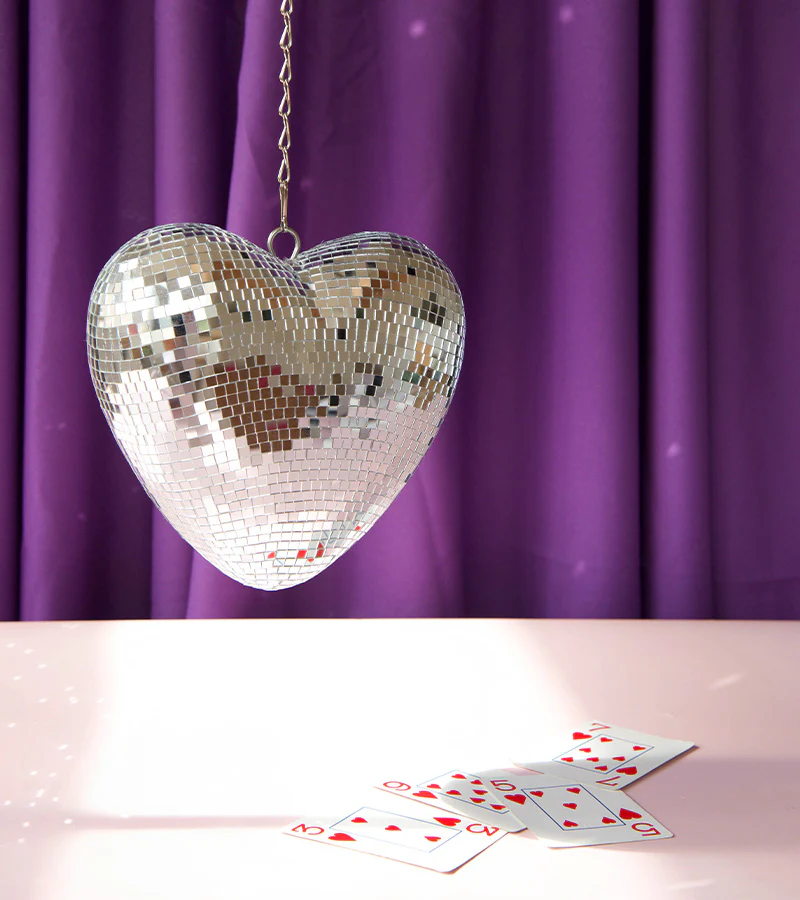 Coeur à suspendre Disco - Image 3