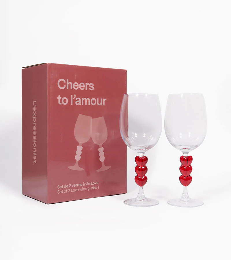 Coffret de deux verres à vin love - Image 5