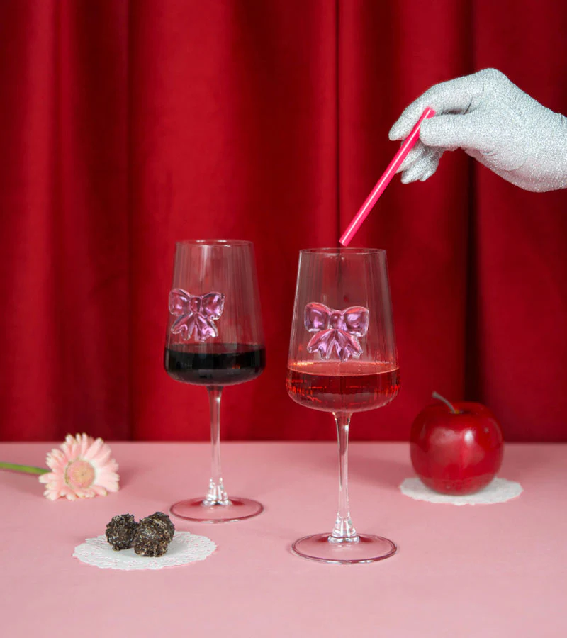 Coffret de deux verres à vin noeud - Image 2
