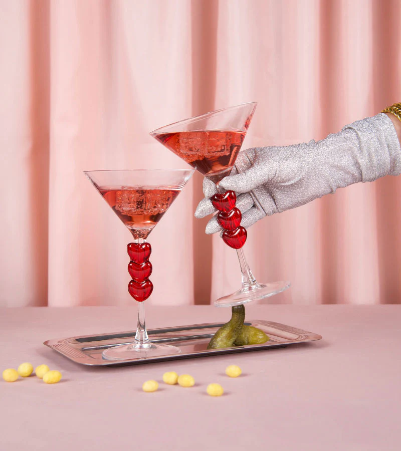 Coffret de deux verres à cocktail love - Image 2