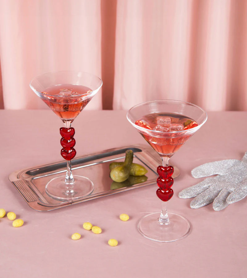Coffret de deux verres à cocktail love - Image 3