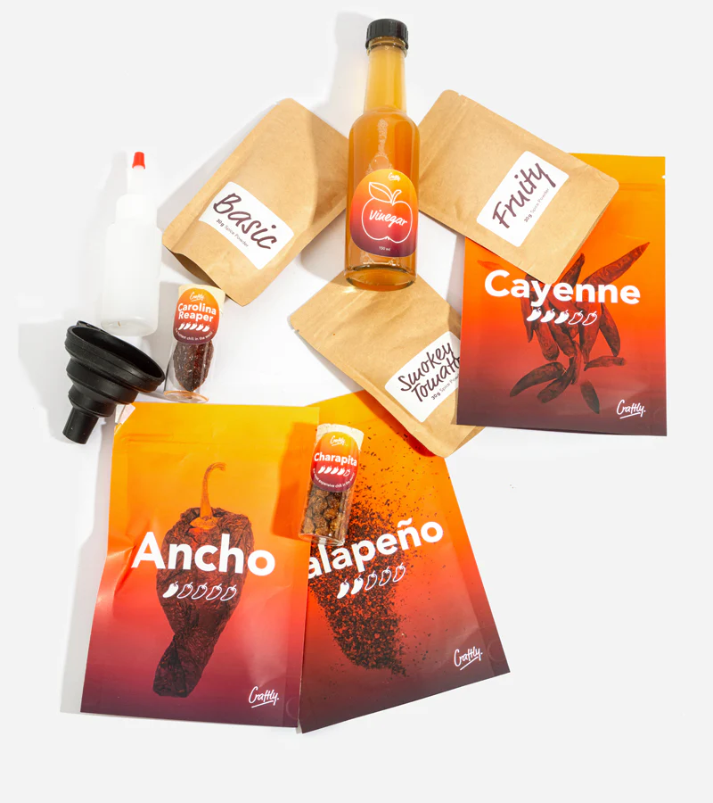 Coffret pour faire votre propre sauce piquante - Image 2