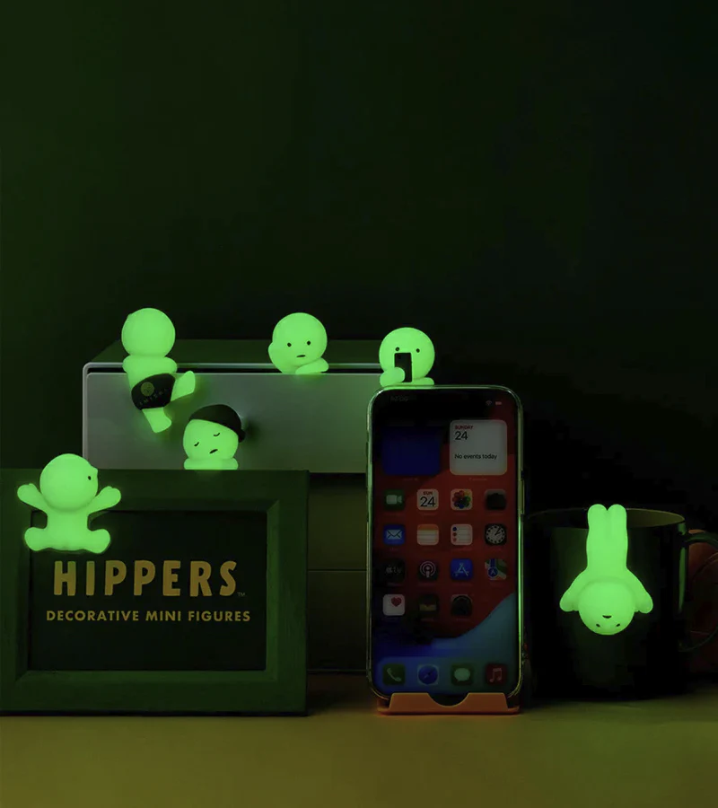 Figurine fluorescente Smiski Hippers - Image 5