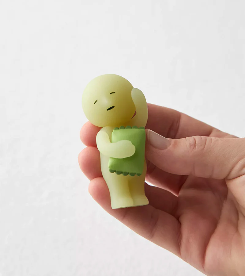 Figurine fluorescente Smiski - série Bed - Image 2