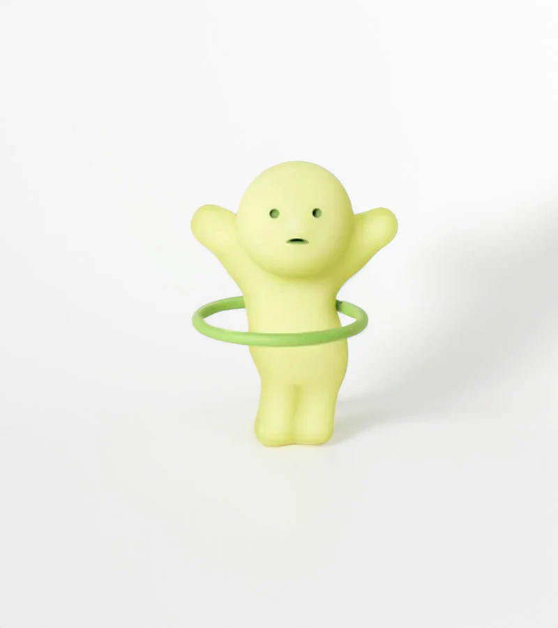 Figurine fluorescente Smiski - série Exercising - Image 3