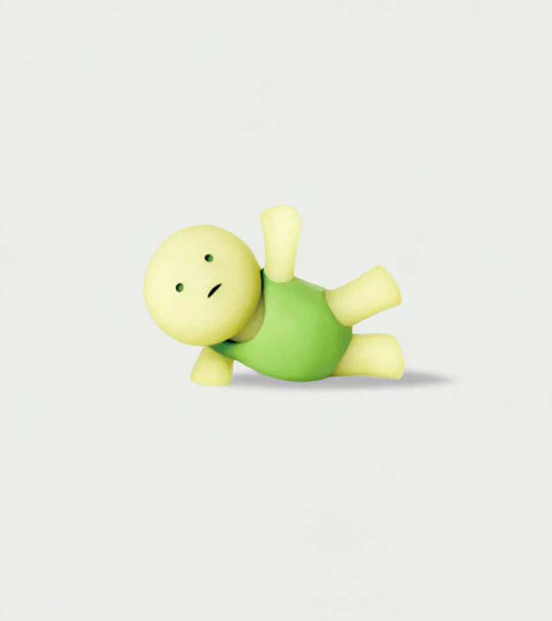 Figurine fluorescente Smiski - série Exercising - Image 5