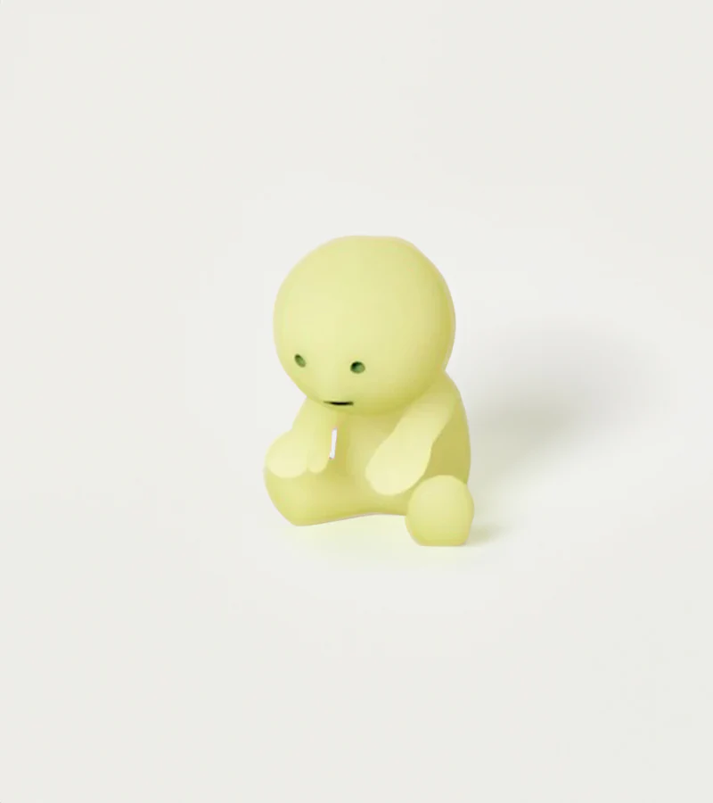 Figurine fluorescente Smiski - série Exercising - Image 8