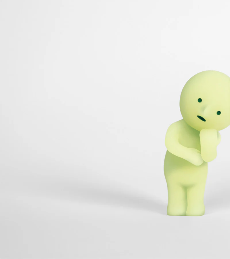 Figurine fluorescente Smiski - série Living - Image 3