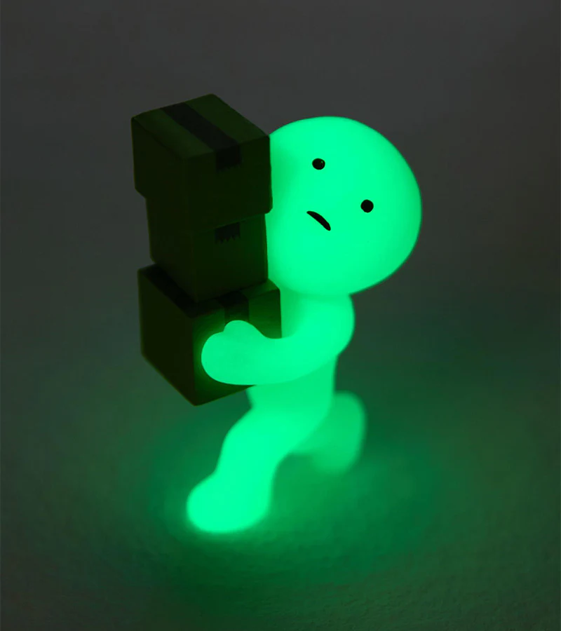 Figurine fluorescente Smiski - série Moving - Image 3