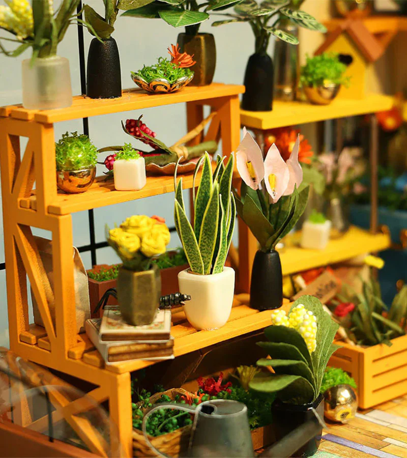 Kit DIY maison miniature - Cathy's flower house - Image 3