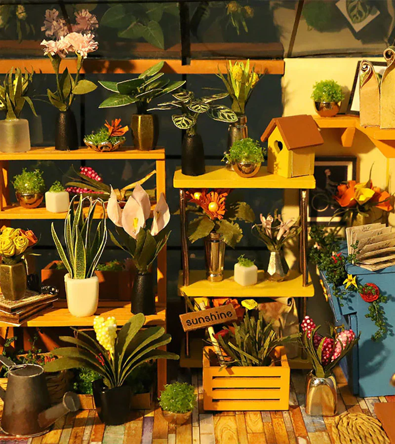 Kit DIY maison miniature - Cathy's flower house - Image 4