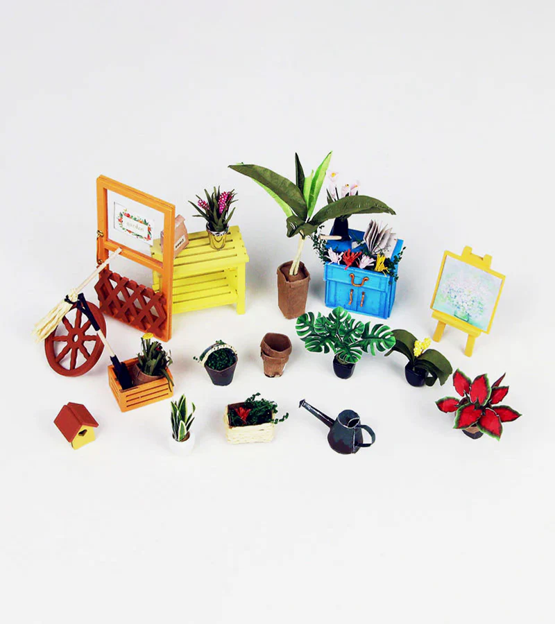 Kit DIY maison miniature - Cathy's flower house - Image 5