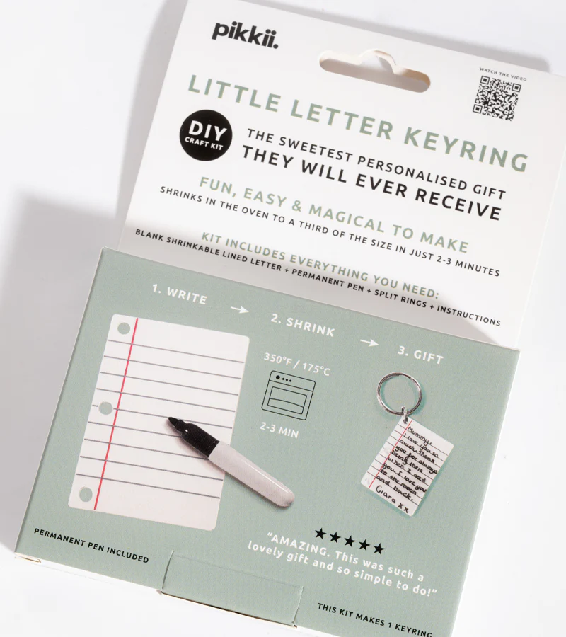 Kit porte-clés personnalisé avec petite lettre - Image 2
