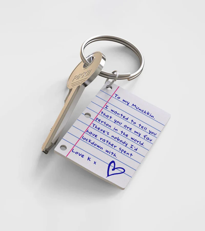 Kit porte-clés personnalisé avec petite lettre - Image 5