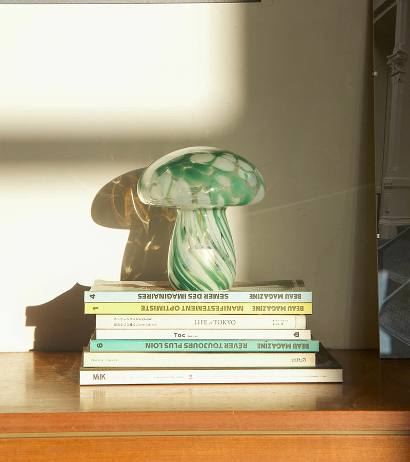 Lampe champignon chips en verre, sans fil - Image 10