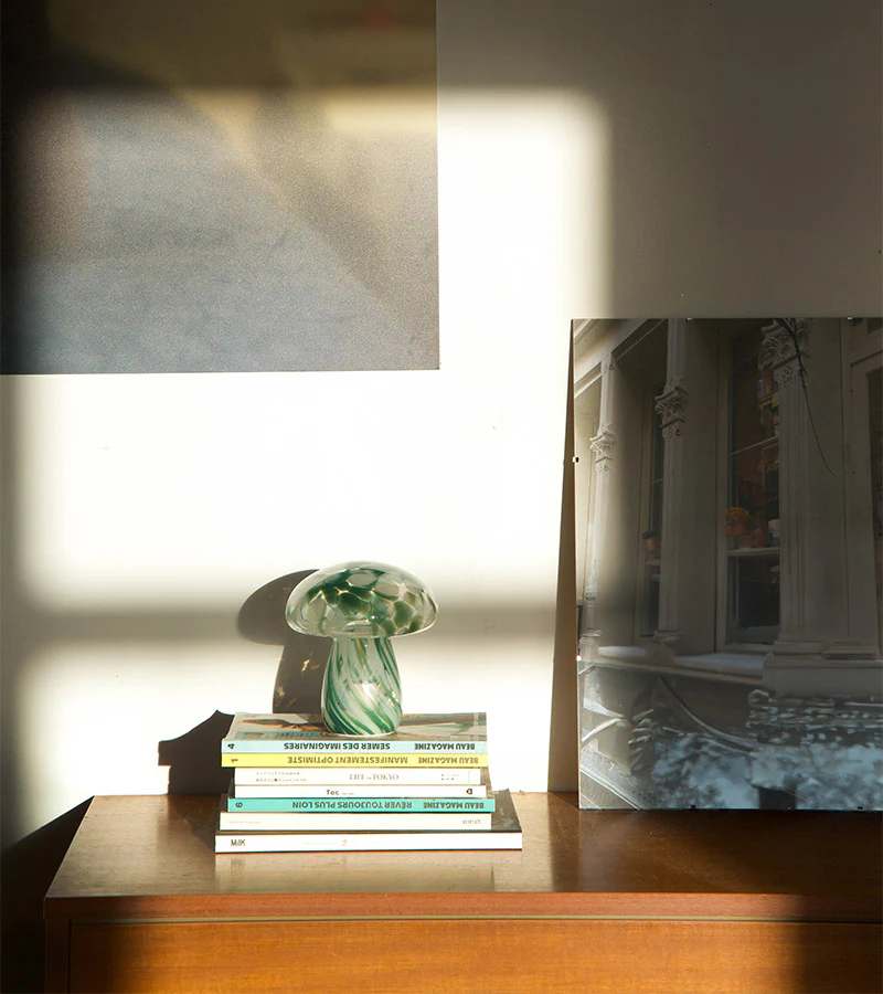 Lampe champignon chips en verre, sans fil - Image 11