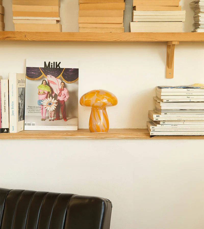 Lampe champignon chips en verre, sans fil - Image 15