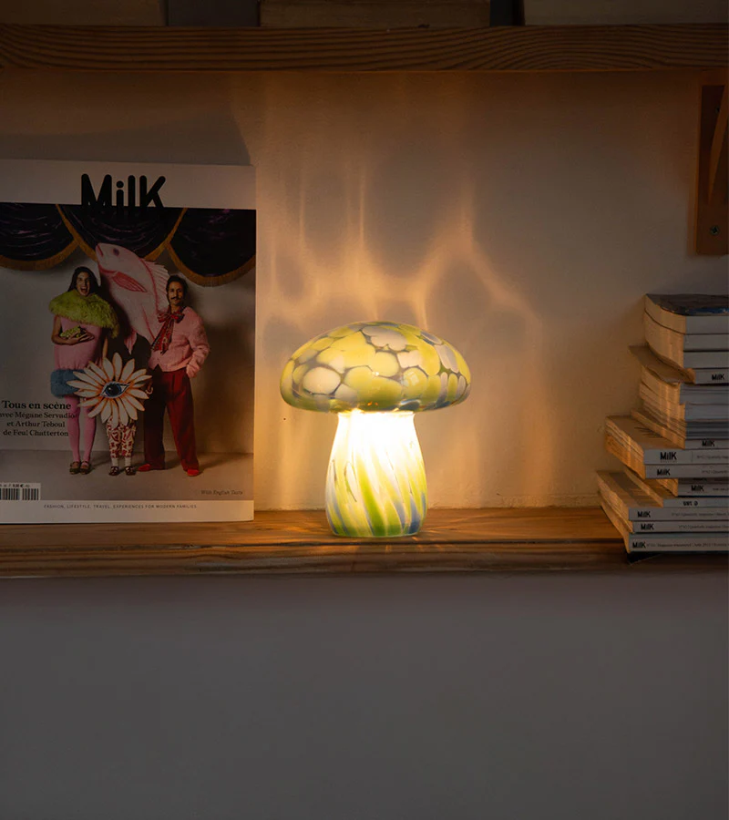 Lampe champignon chips en verre, sans fil - Image 18