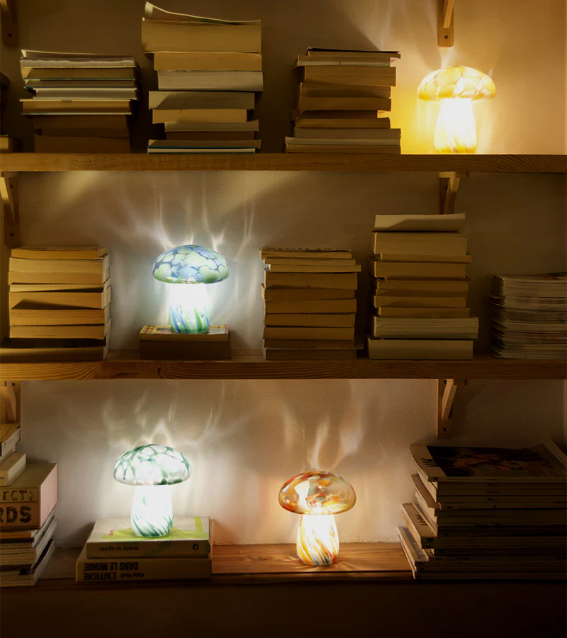 Lampe champignon chips en verre, sans fil - Image 21