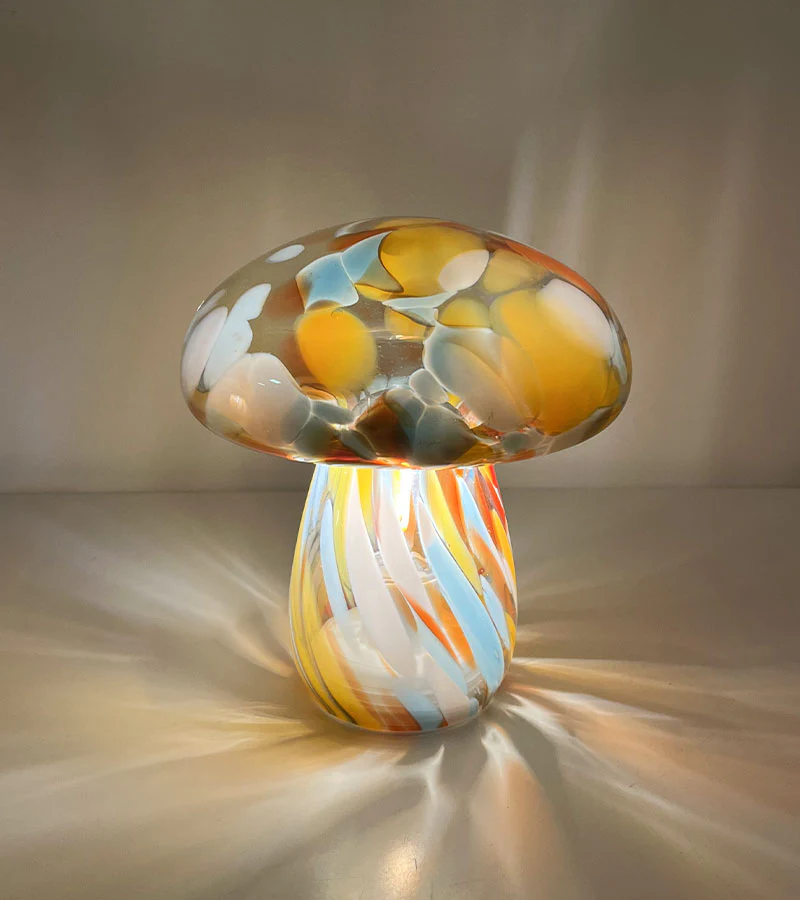 Lampe champignon chips en verre, sans fil - Image 23