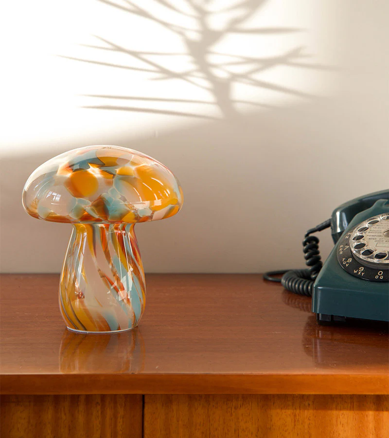 Lampe champignon chips en verre, sans fil - Image 5
