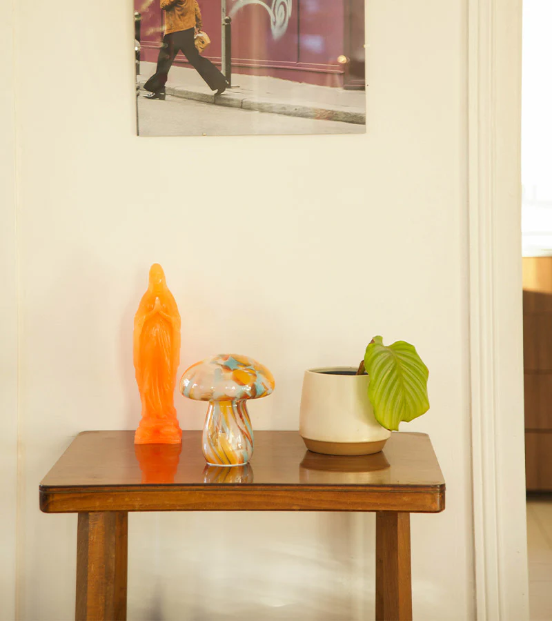 Lampe champignon chips en verre, sans fil - Image 6