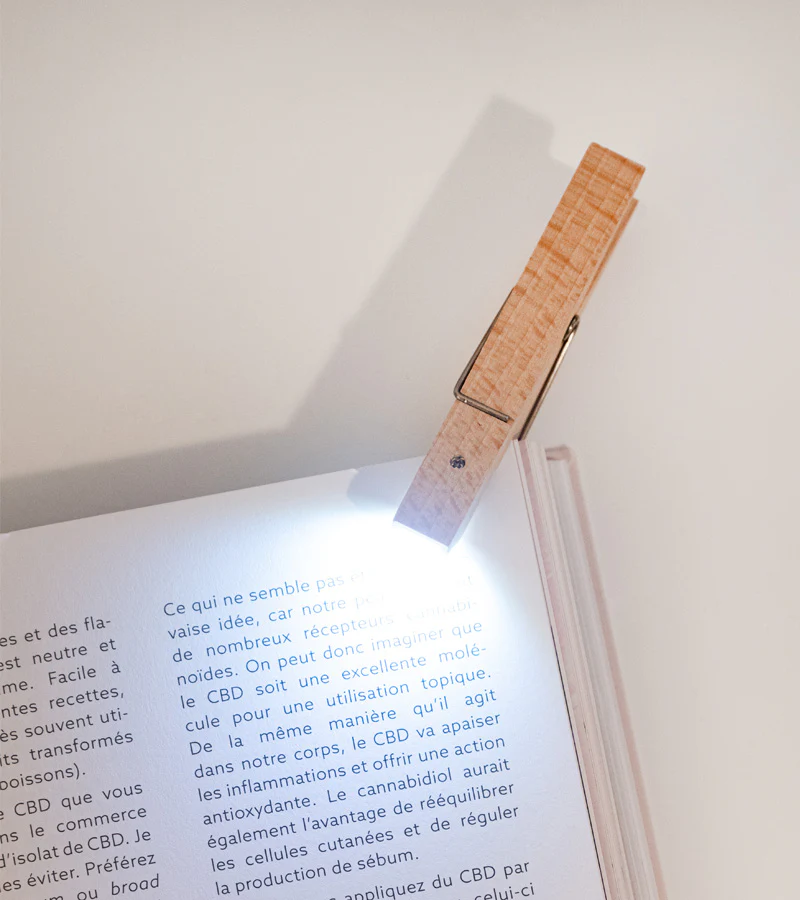 Lampe de lecture pince à linge - Image 3