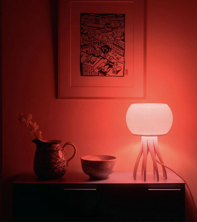 Lampe méduse rose - Image 2