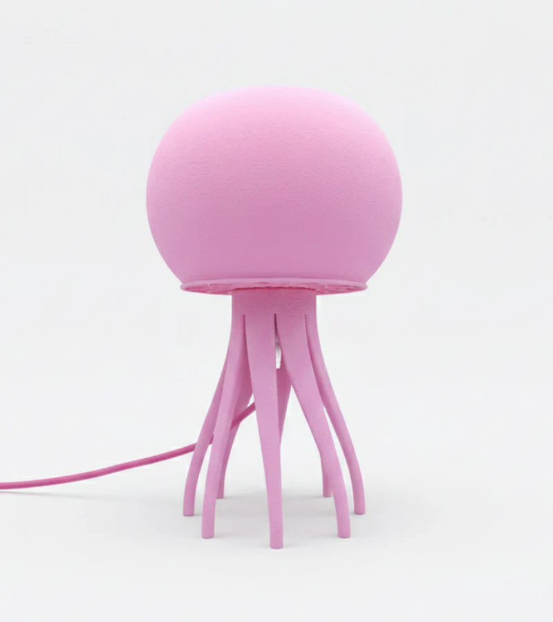 Lampe méduse rose - Image 4