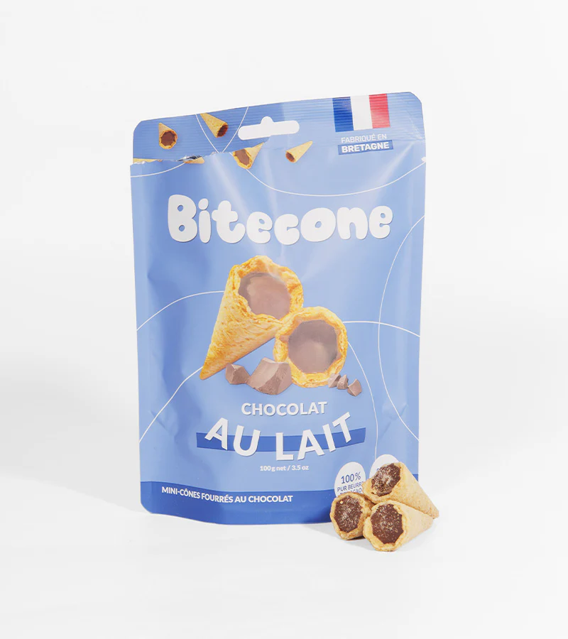 Mini cônes fourrés au chocolat - Image 3