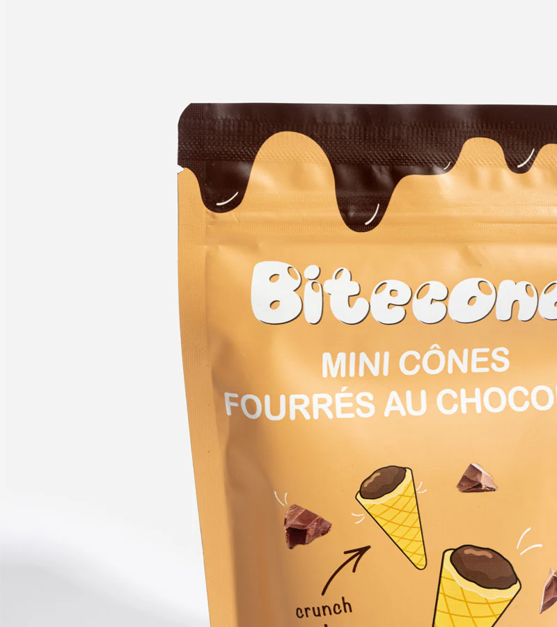 Mini cônes fourrés au chocolat - Image 6