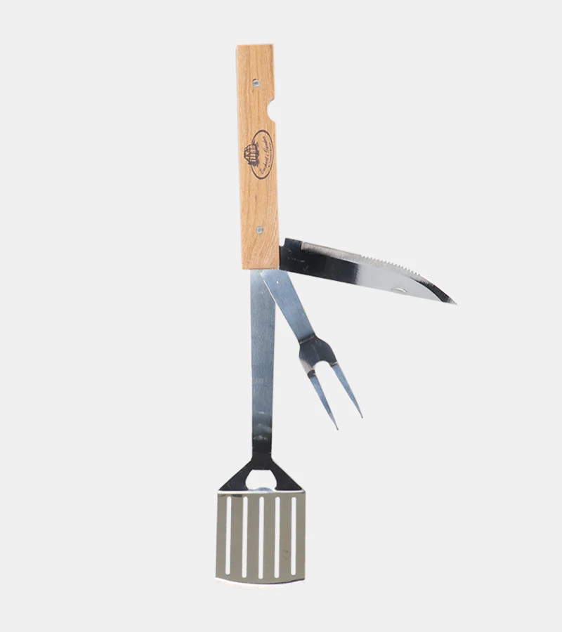 Ustensile pour barbecue 4 en 1 pliable - Image 4