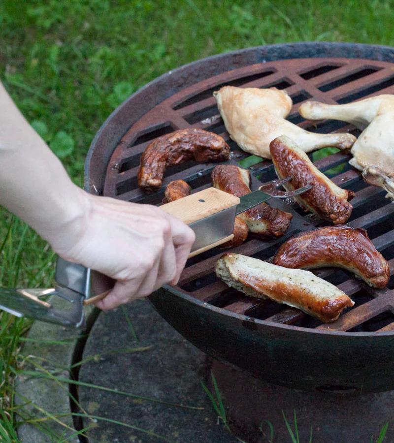 Ustensile pour barbecue 4 en 1 pliable - Image 6