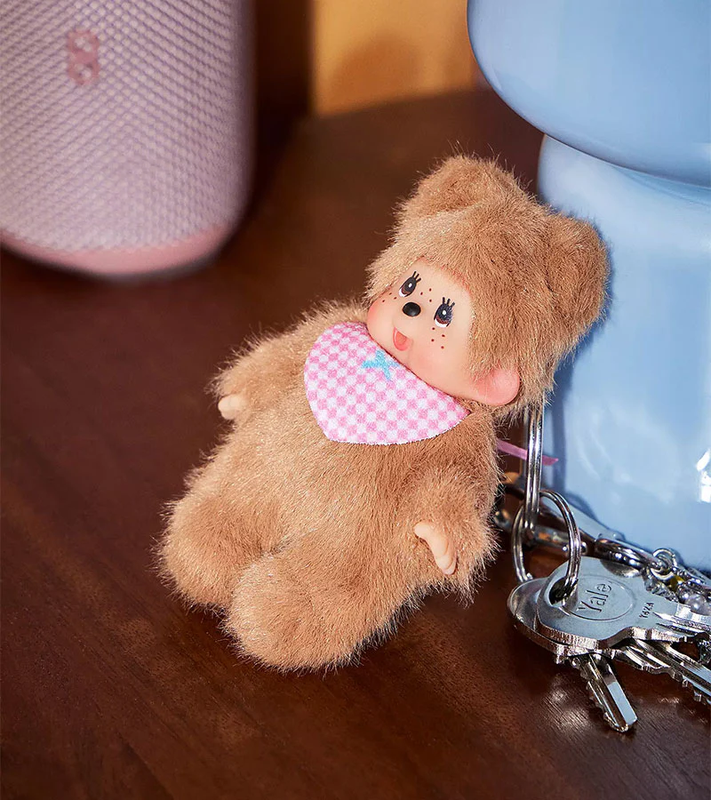 Porte-clés Monchhichi Kiki beige - Image 3