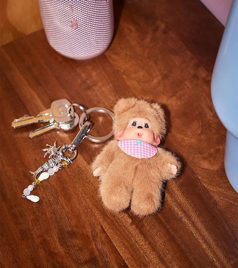 Porte-clés Monchhichi Kiki beige - Image 4