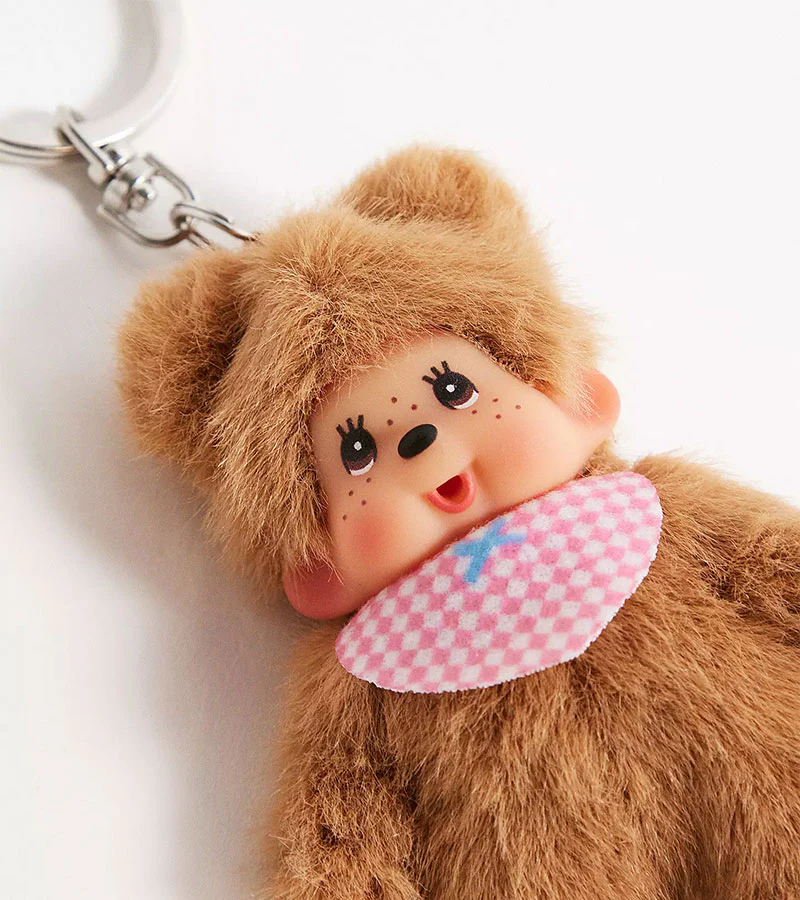 Porte-clés Monchhichi Kiki beige - Image 5