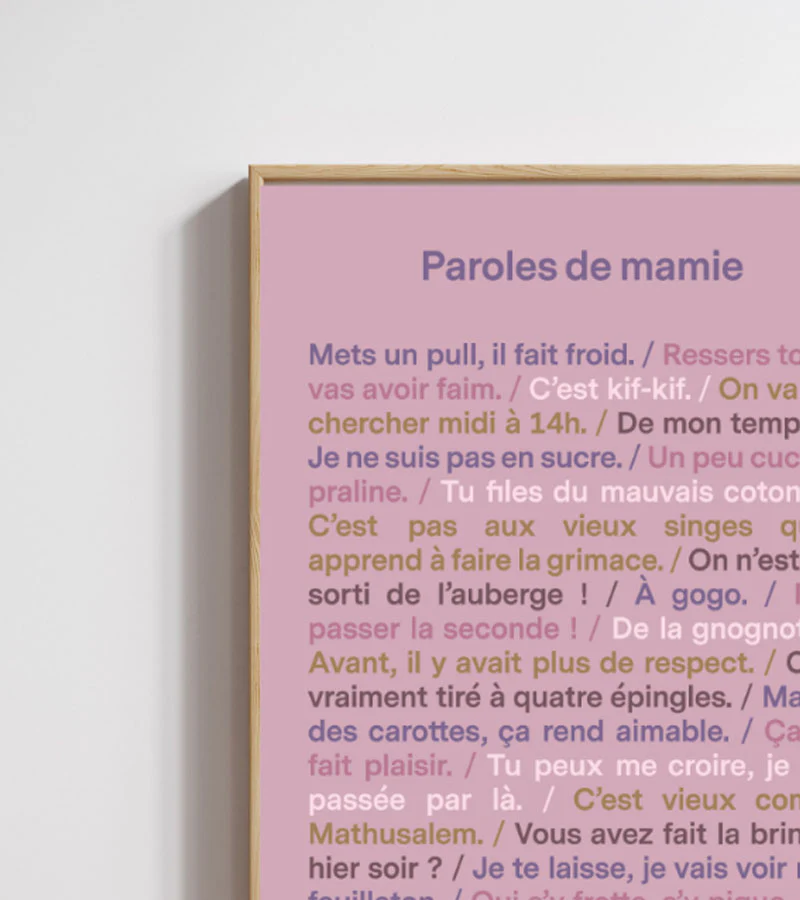 Poster - Paroles de mamie - Image 3