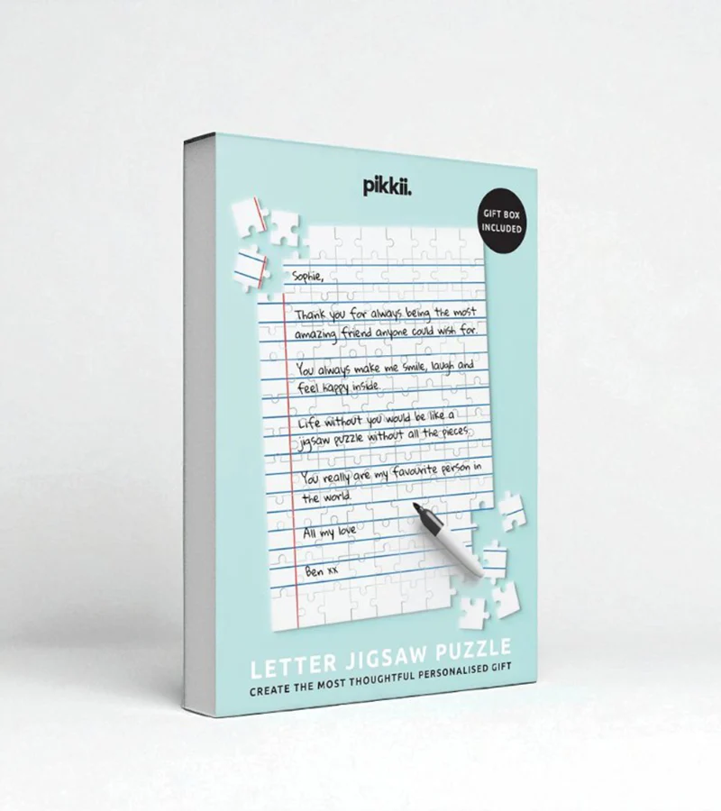 Puzzle personnalisé avec petite lettre - Image 3