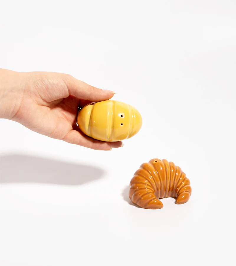 Salière et poivrière baguette et croissant - Image 4